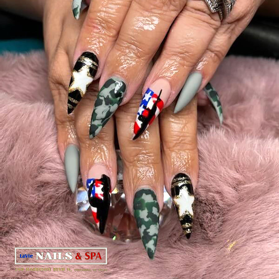 nail design by LaVie Nails and Spa 